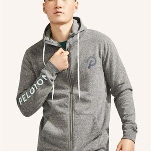 Peloton Vintage Unisex Fleece Full Zip-Up Hoodie